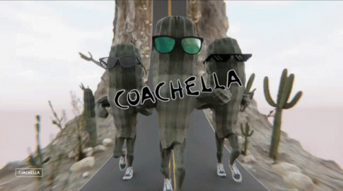 Coachella Cactus Mascot GIF - Coachella Cactus Mascot Coachella Intro GIFs