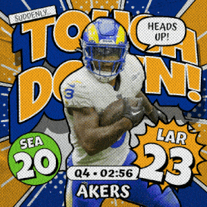 a football player with the number 3 on his jersey is running with the ball