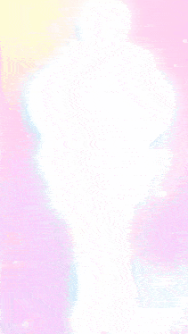 a boy in a maid outfit is standing in front of a pink background with chinese writing