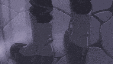 a person is looking out of a window in a dark room with smoke coming out of it .