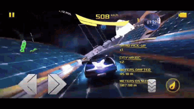 a screenshot of a video game with the number 508 on the top