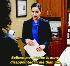 Amysantiago Disappointed GIF - Amysantiago Disappointed Brooklyn99 GIFs