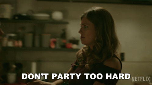 Dont Party Too Hard Robby Keene GIF - Dont Party Too Hard Robby Keene Tanner Buchanan GIFs