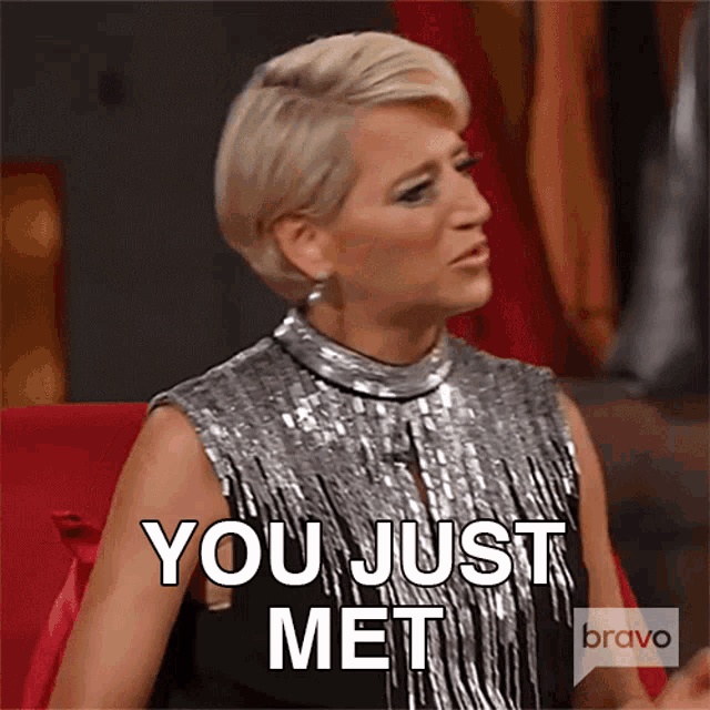 You Just Met Real Housewives Of New York GIF