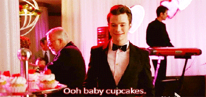 When There Are Free Cupcakes In The Office. GIF - Glee Kurt GIFs