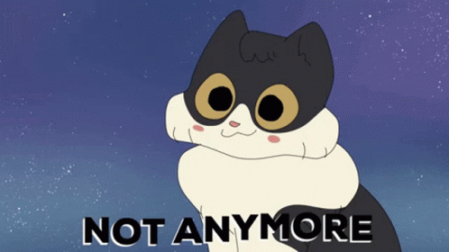 Not Anymore Needleclaw GIF - Not Anymore Needleclaw Moonkitti GIFs