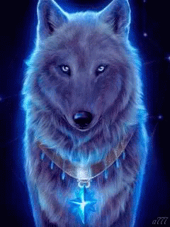 Wolf Blue GIF - Wolf Blue Shine GIFs