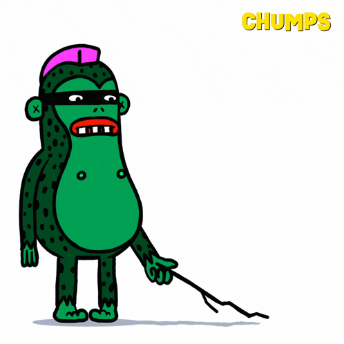 a cartoon of a monkey holding a stick with the words do something behind him