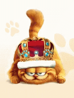 Garfield Crown GIF - Garfield Crown Sparkle GIFs