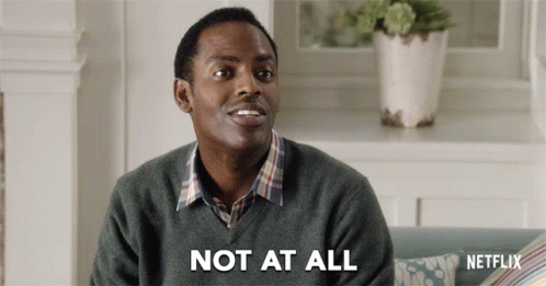 Not At All Nwabudike Bergstein GIF - Not At All Nwabudike Bergstein Baron Vaughn GIFs