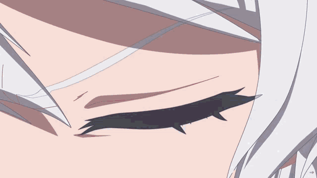 a close up of a cartoon character 's eye with a target in it