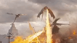 Game Of Thrones Dragons GIF - Game Of Thrones Dragons Flames GIFs