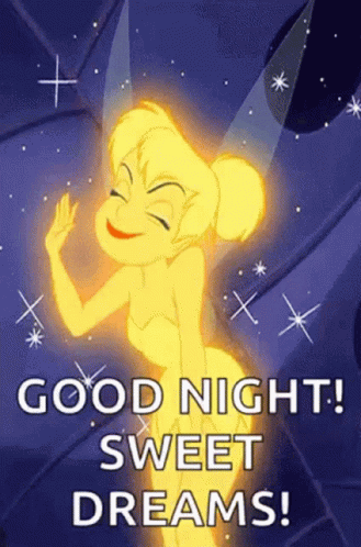 Tinker Bell Sweet Dreams GIF - Tinker Bell Sweet Dreams Good Night GIFs