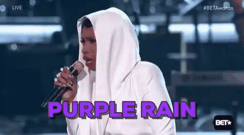 Purple Rain GIF - Purple Rain Jennifer Hudson Bet Awards GIFs