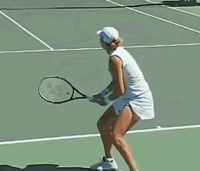 Monica Seles Two Handed Forehand GIF - Monica Seles Two Handed Forehand Tennis GIFs