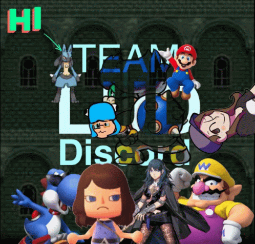 Hi Team Lud Discord GIF - Hi Team Lud Discord Characters GIFs
