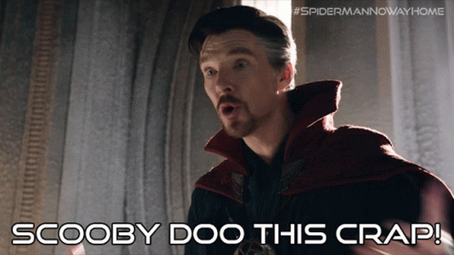 Scooby Doo This Crap Doctor Strange GIF - Scooby Doo This Crap Doctor Strange Benedict Cumberbatch GIFs