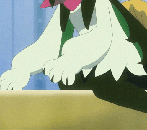 a close up of a cartoon character 's paw