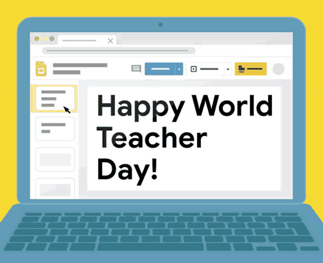 World Teacher Day Happy Teachers Day GIF