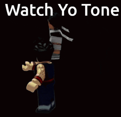 a poster that says watch yo tone with a cartoon character