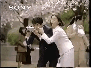 入学式 学校　写真　春 GIF