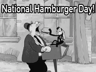 National Hamburger Day GIF