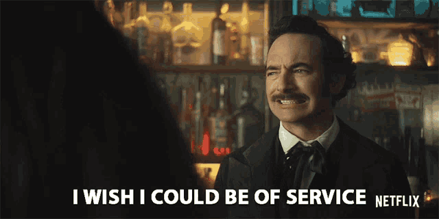 I Wish I Could Be Of Service Chris Conner GIF - I Wish I Could Be Of Service Chris Conner Poe GIFs
