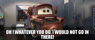 Cars 2 Tow Mater GIF - Cars 2 Tow Mater Whatever You Do I Would Not Go In There GIFs