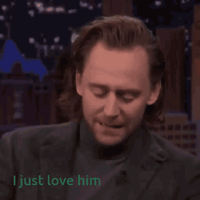 I Just Love Him Tom Hiddleston GIF