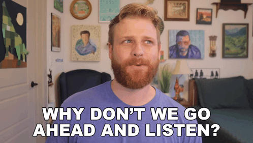Why Don'T We Go Ahead And Listen Grady Smith GIF - Why Don'T We Go Ahead And Listen Grady Smith Shall We Listen To It GIFs
