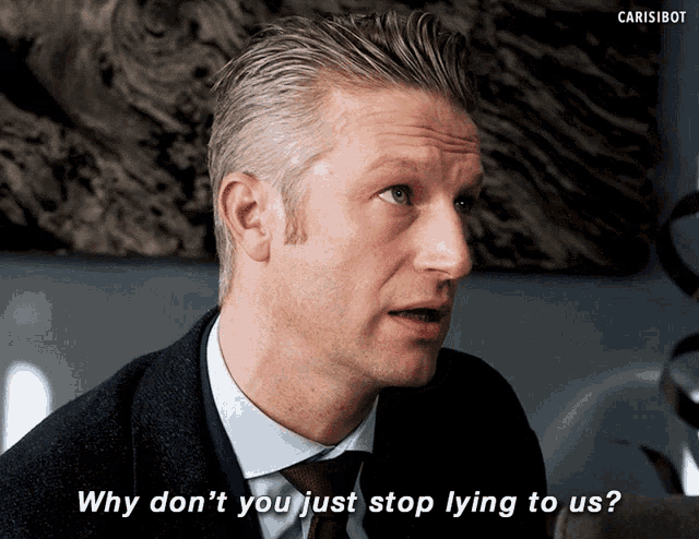 Sonny Carisi Carisibot GIF - Sonny Carisi Carisibot Stop Lying To Us GIFs