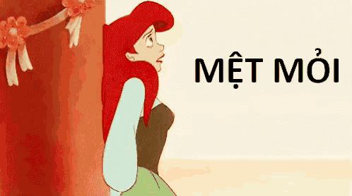 a cartoon of ariel from the little mermaid peeking out from behind a wall