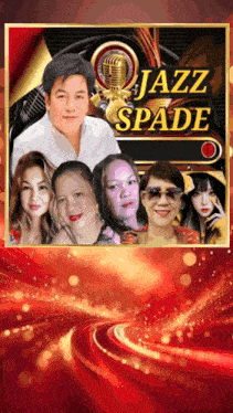 a poster for jazz spade showing a man and three women
