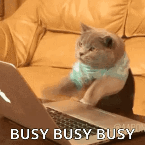 So Busy Working GIF