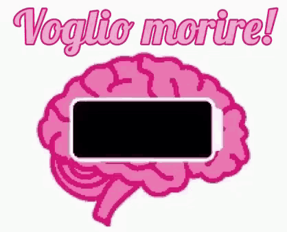 a cartoon of a brain with a cell phone in it .