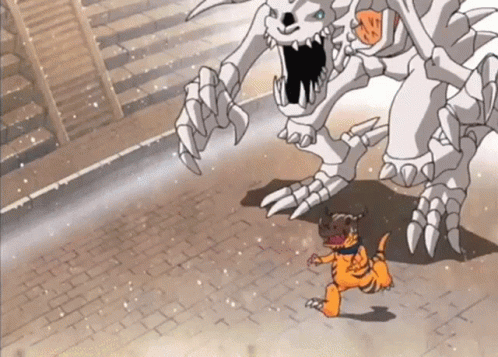 Digimon Skullgreymon GIF - Digimon Skullgreymon Greymon GIFs