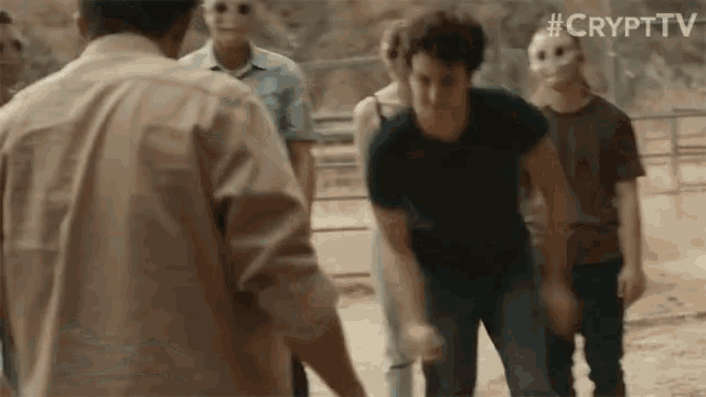 Stab Fighting GIF - Stab Fighting Stabbed GIFs