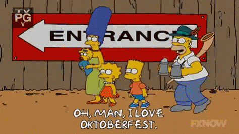 Oktoberfest Simpsons GIF - Oktoberfest Simpsons Happy Oktoberfest GIFs