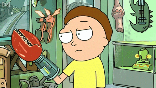 Playing With A Claw Morty GIF - Playing With A Claw Morty Rick And Morty GIFs