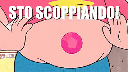 Scoppiando Scoppiare Scoppio Mangiare Troppo Mangiato Troppo Troppo Cibo Basta Cibo GIF - Ate Too Much Exploding Huge Belly GIFs