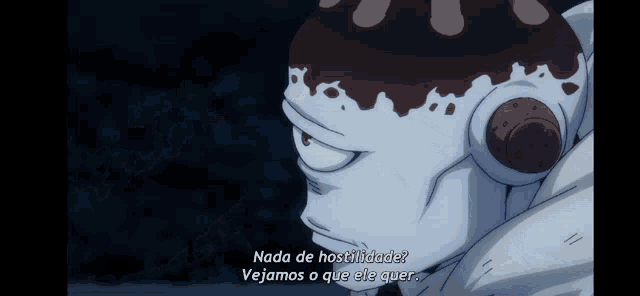a cartoon character says nada de hostilidade vejamos o que ele quer