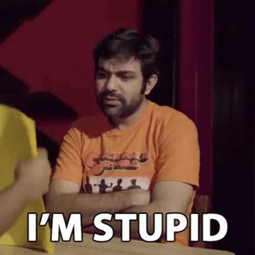 Im Stupid Sumit Anand GIF - Im Stupid Sumit Anand Abish Mathew GIFs