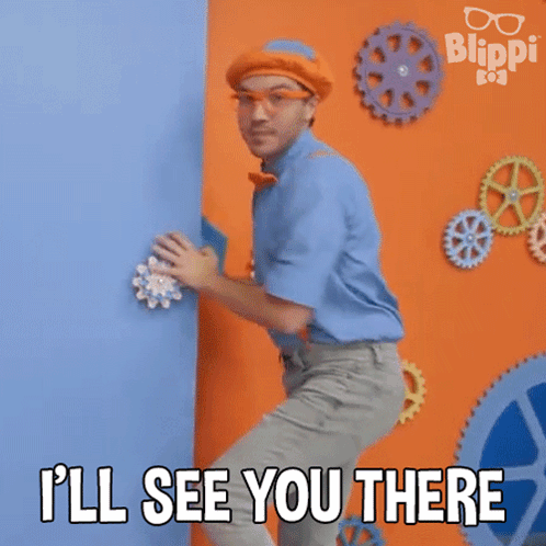 I'Ll See You There Blippi GIF - I'Ll See You There Blippi Blippi Wonders Educational Cartoons For Kids GIFs