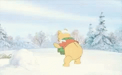Winnie The Pooh Winter Is Here GIF - Winnie The Pooh Winter Is Here Snow Day GIFs