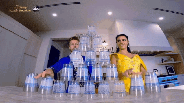 Cup Stacking Cups GIF - Cup Stacking Cups Glass GIFs