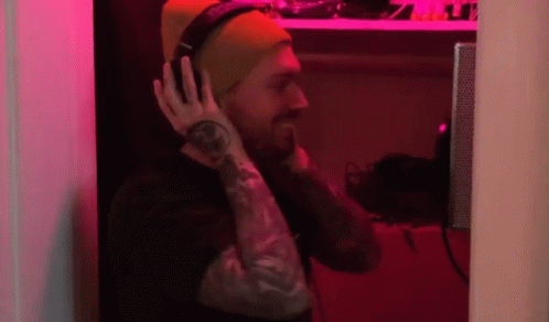 Listening To Music Attentive GIF - Listening To Music Attentive Earnest GIFs