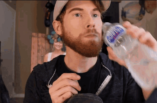 Water Spitting Out GIF - Water Spitting Out Brandon Farris GIFs