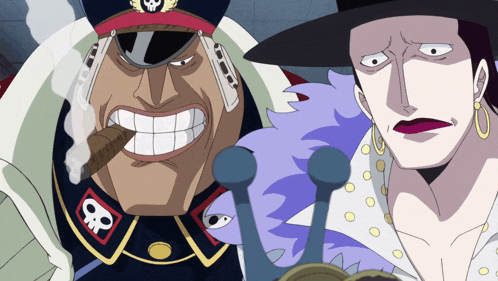 One Piece Black Beard Pirates GIF