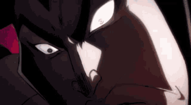 a close up of a cartoon character 's face with a big smile on it .