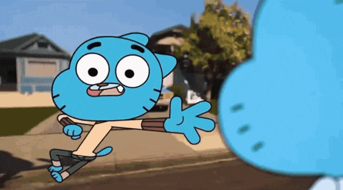 a cartoon character from the amazing world of gumball